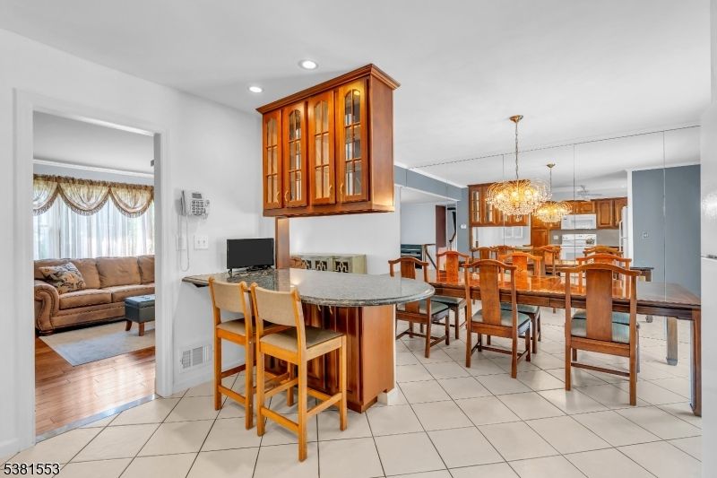 Chandelier, Dining room, Interior, Living room, Recessed Lighting
