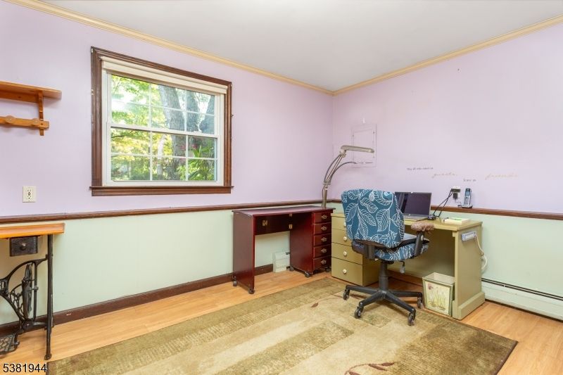Home Office, Interior, Wood Texture Flooring