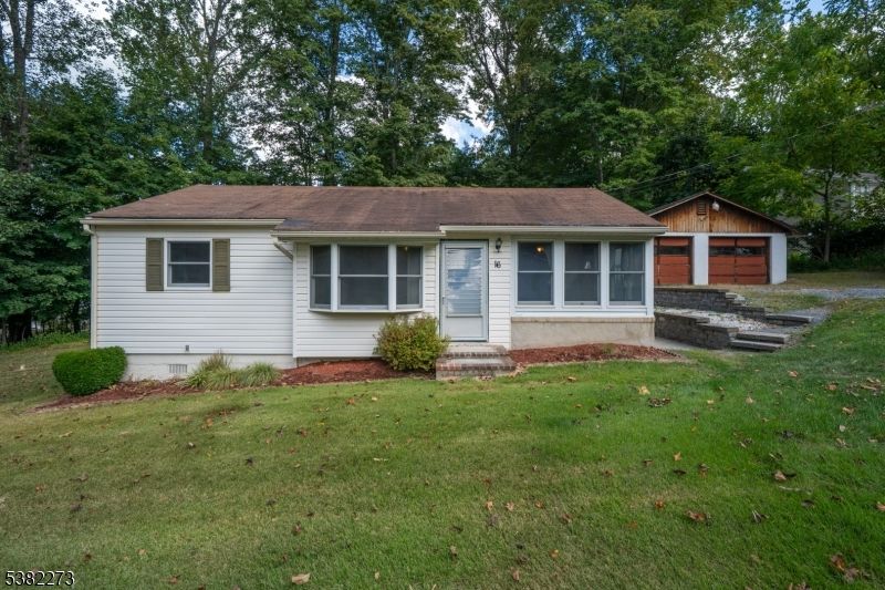 Backyard, Detached Garage, Exterior, Facade, Ranch