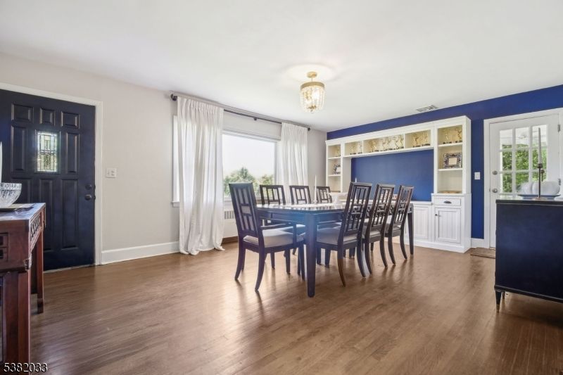 Dining room, Interior, Wood Texture Flooring