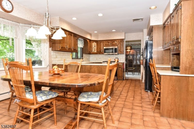 Dining room, Interior, Kitchen, Pendant Lights, Recessed Lighting