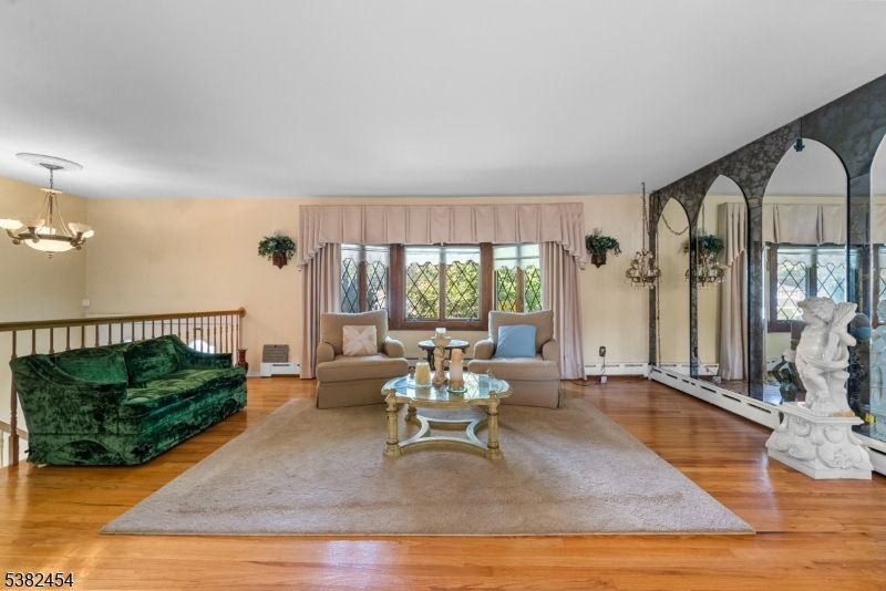 Chandelier, Interior, Living room, Wood Texture Flooring