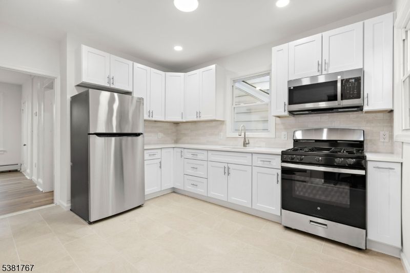 Interior, Kitchen, Recessed Lighting, Stainless Steel Appliances