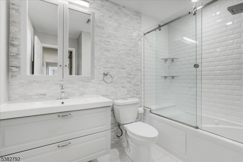 Bathroom, Glass Shower, Interior