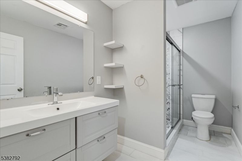 Bathroom, Glass Shower, Interior