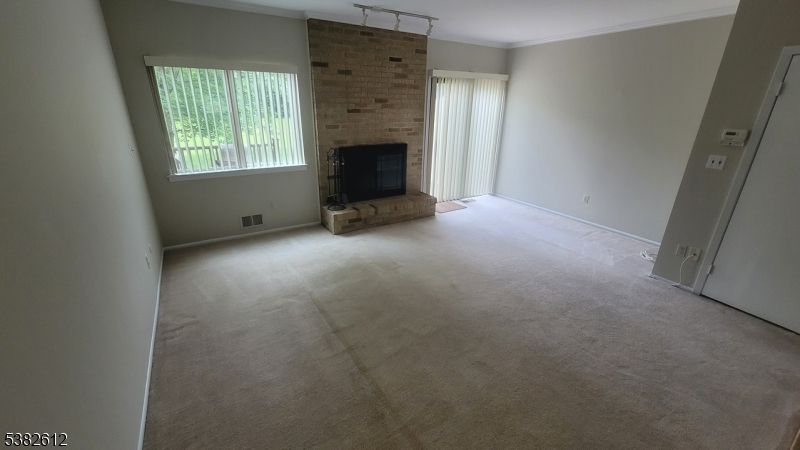 Empty room, Fireplace, Interior, Stone Walls