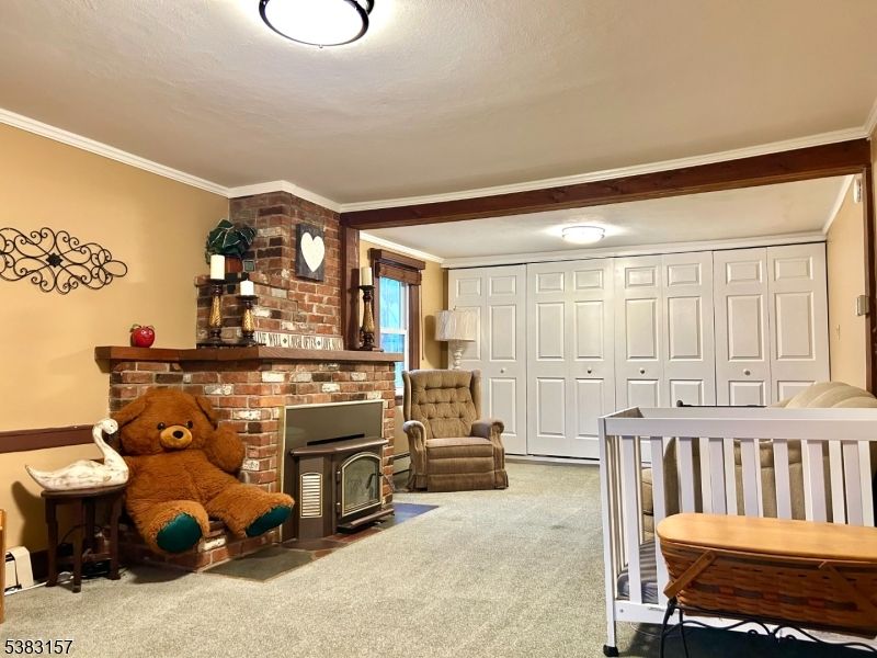 Fireplace, Interior, Stone Walls