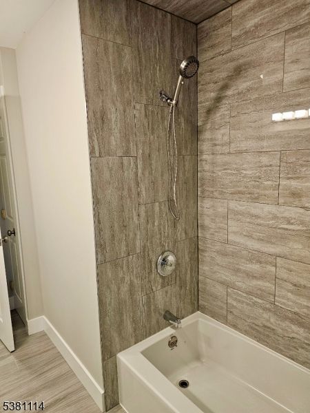 Bathroom, Interior, Wood Texture Flooring