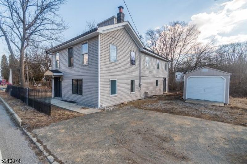 Backyard, Detached Garage, Exterior
