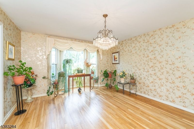 Chandelier, Interior, Wood Texture Flooring