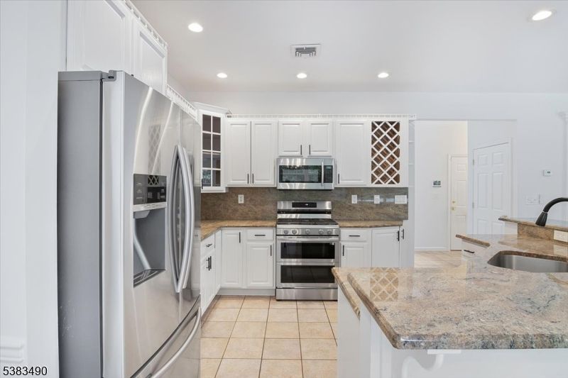 Interior, Kitchen, Recessed Lighting, Stainless Steel Appliances