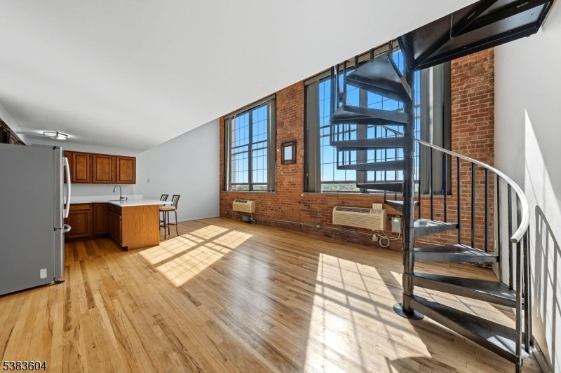 Interior, Kitchen, Stone Walls, Wood Texture Flooring
