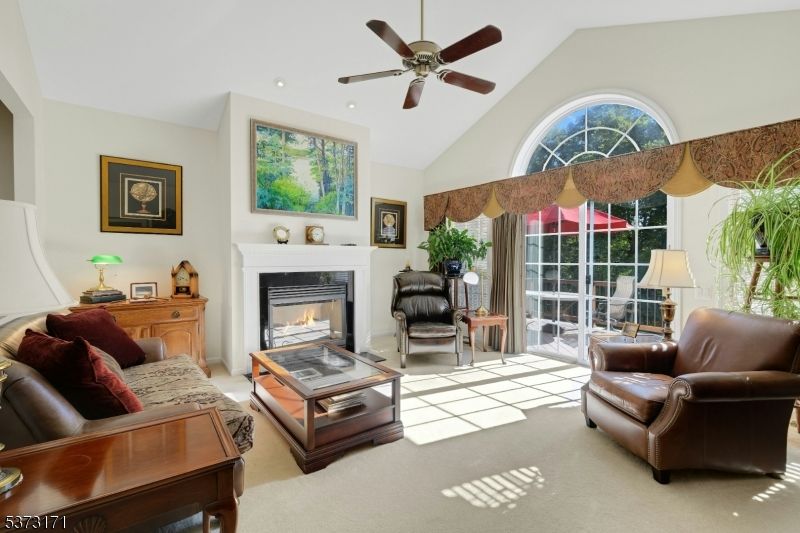 Fireplace, Interior, Living room, Recessed Lighting