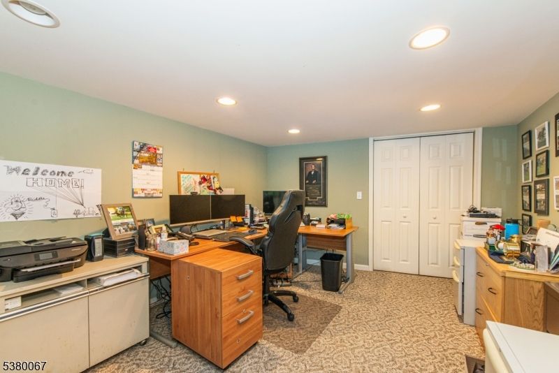 Home Office, Interior, Recessed Lighting