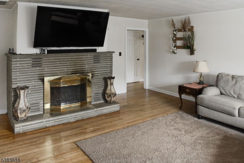 Fireplace, Interior, Wood Texture Flooring