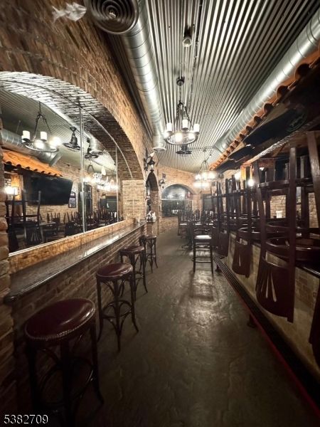 Interior, Pendant Lights, Stone Walls