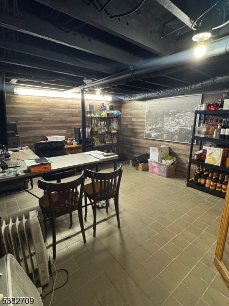 Dining room, Interior, Wooden Walls