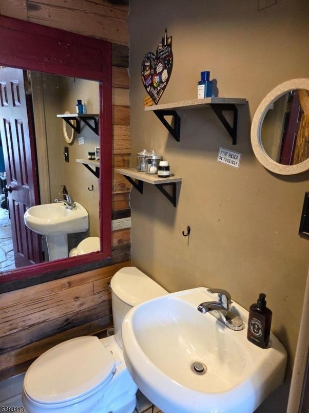 Bathroom, Interior, Wooden Walls