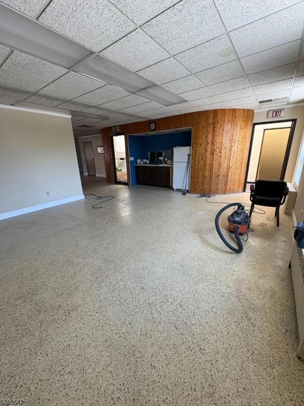 Empty room, Fireplace, Interior, Wooden Walls