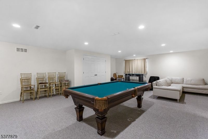 Billiard Table, Dining room, Fitness Equipment, Game Room, Interior, Recessed Lighting