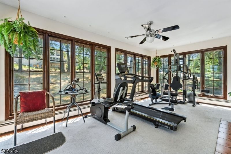 Fitness Equipment, Interior, Recessed Lighting