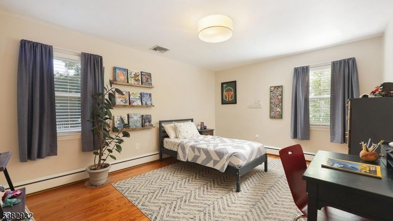Bedroom, Interior, Wood Texture Flooring