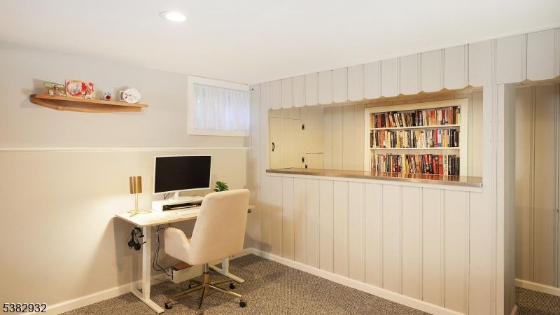 Home Office, Interior, Recessed Lighting