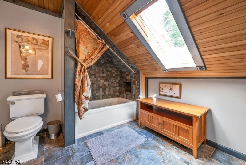 Bathroom, Interior, Wooden Ceilings