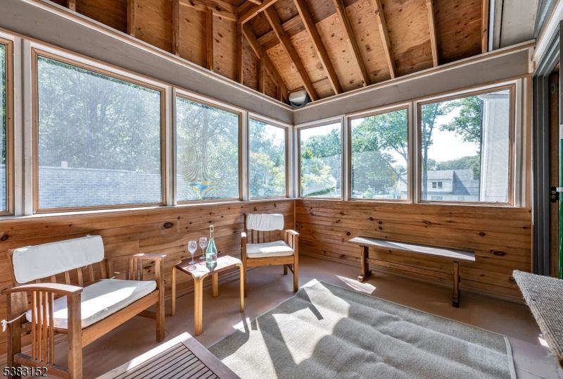 Interior, Sun Room, Wooden Beams, Wooden Ceilings, Wooden Walls