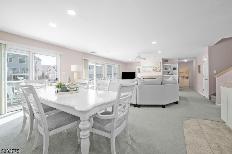 Dining room, Interior, Living room, Recessed Lighting