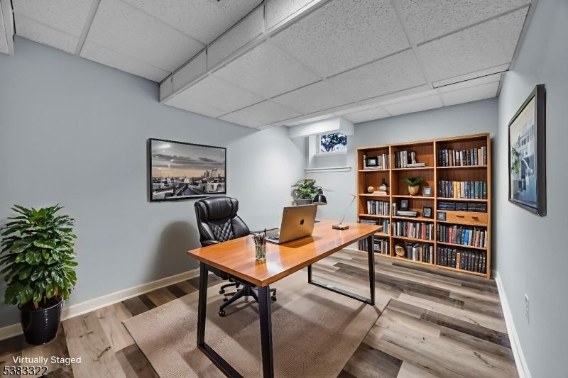 Home Office, Interior, Wood Texture Flooring