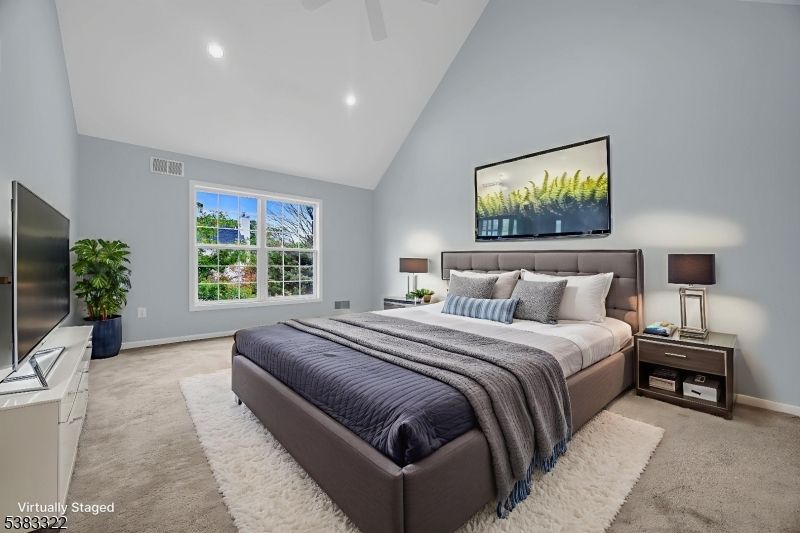 Bedroom, Interior, Recessed Lighting
