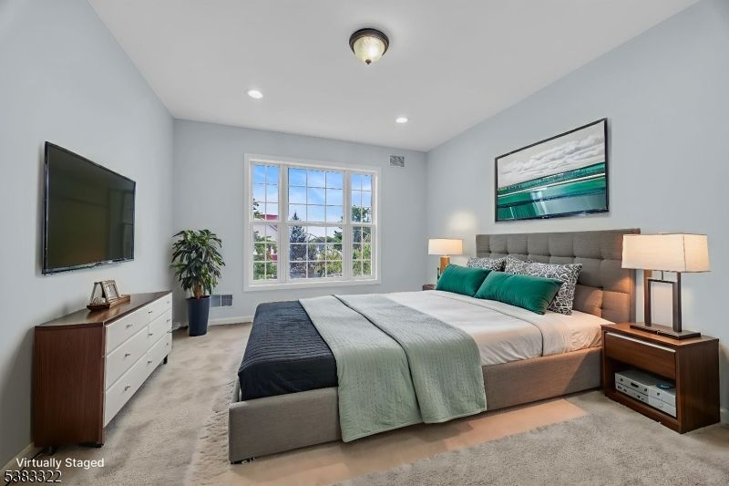 Bedroom, Interior, Recessed Lighting