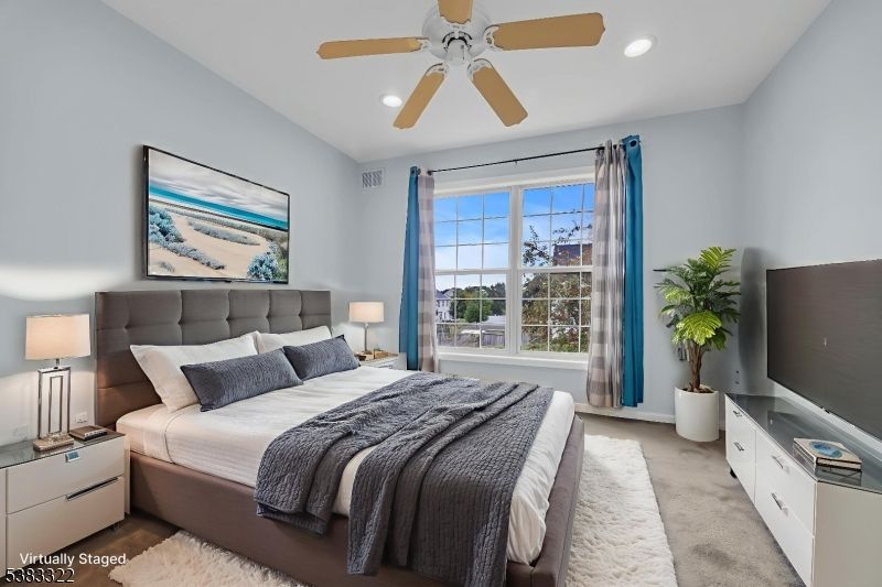 Bedroom, Interior, Recessed Lighting