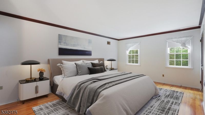 Bedroom, Interior, Wood Texture Flooring
