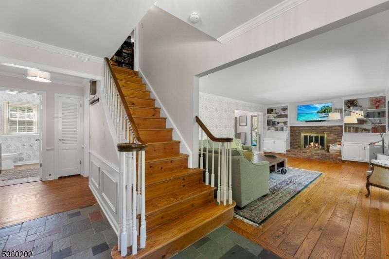 Fireplace, Interior, Living room, Wood Texture Flooring