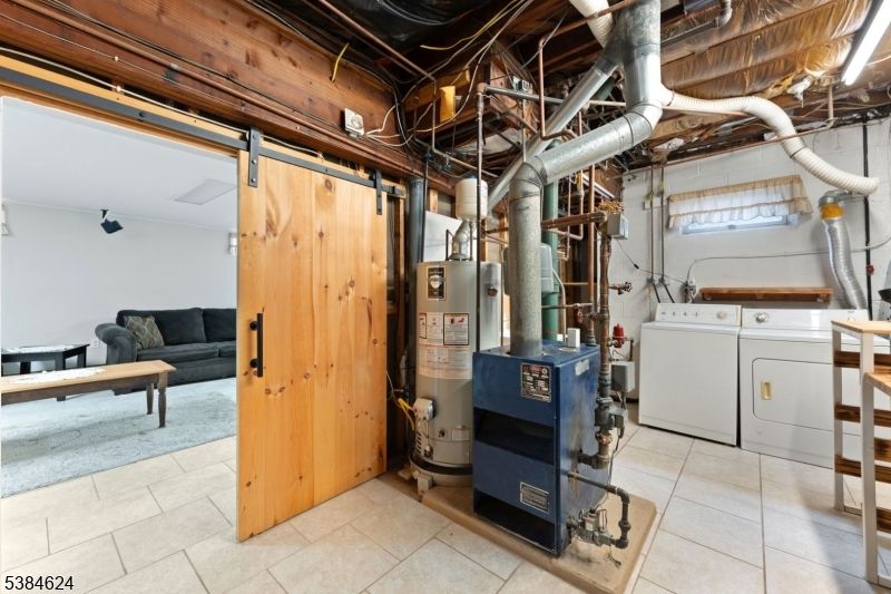 Interior, Washer, Wooden Walls