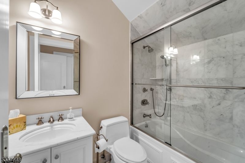 Bathroom, Glass Shower, Interior, Marble Walls