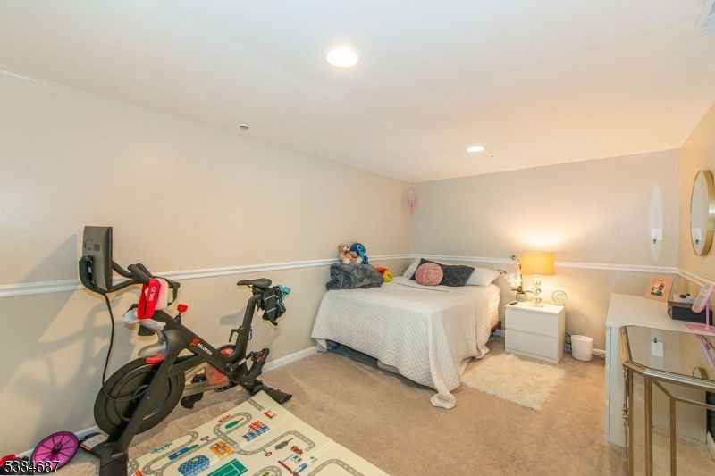 Bedroom, Fitness Equipment, Interior, Recessed Lighting