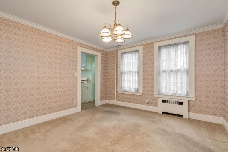 Chandelier, Empty room, Interior