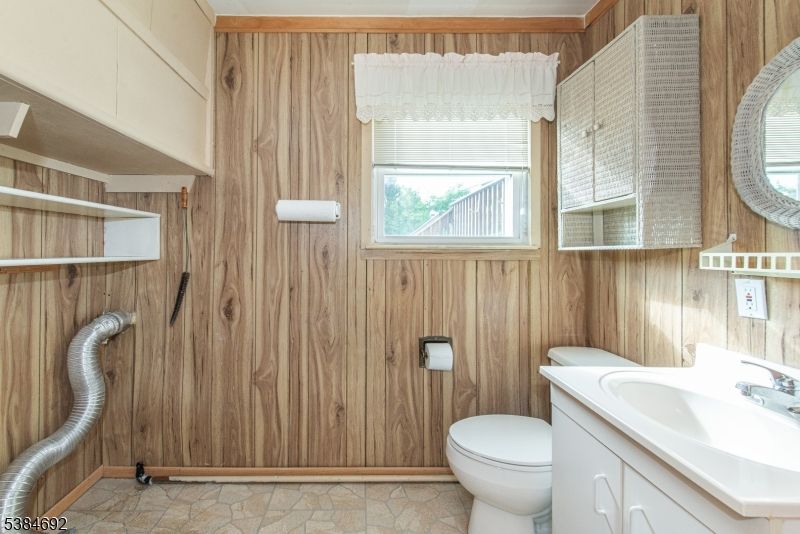 Bathroom, Interior, Wooden Walls