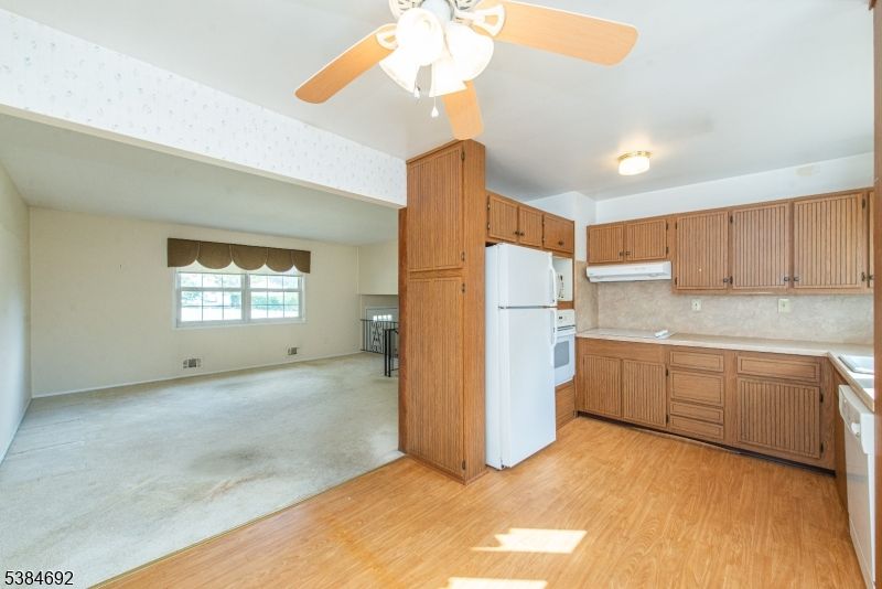 Interior, Kitchen, Wood Texture Flooring