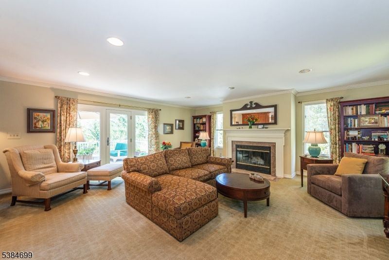 Fireplace, Interior, Living room, Recessed Lighting