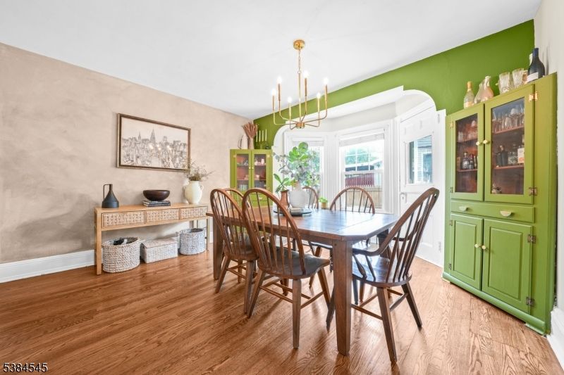 Chandelier, Dining room, Interior, Pendant Lights, Wood Texture Flooring