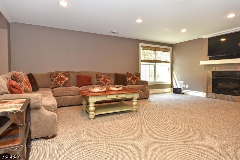 Fireplace, Interior, Living room, Recessed Lighting