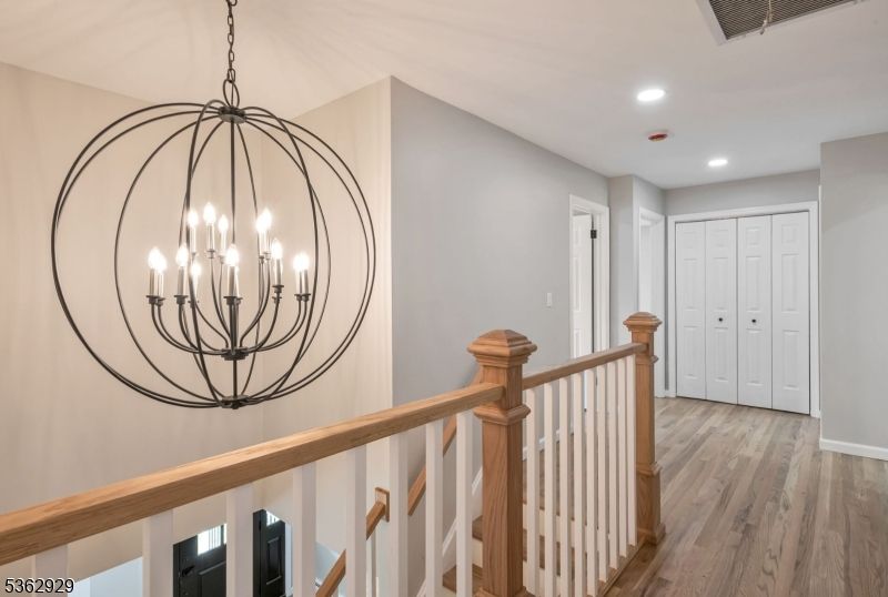Chandelier, Interior, Recessed Lighting, Wood Texture Flooring