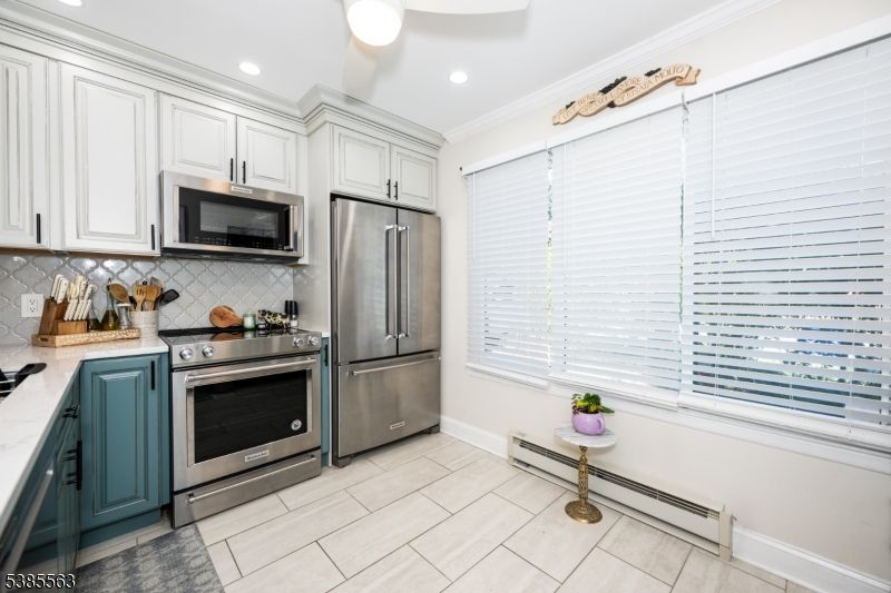 Interior, Kitchen, Recessed Lighting, Stainless Steel Appliances