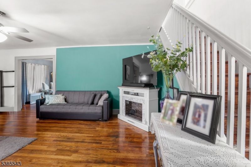 Fireplace, Interior, Wood Texture Flooring
