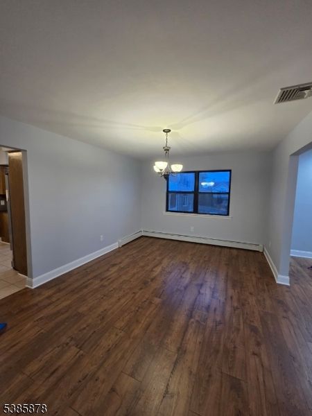 Chandelier, Empty room, Interior, Wood Texture Flooring