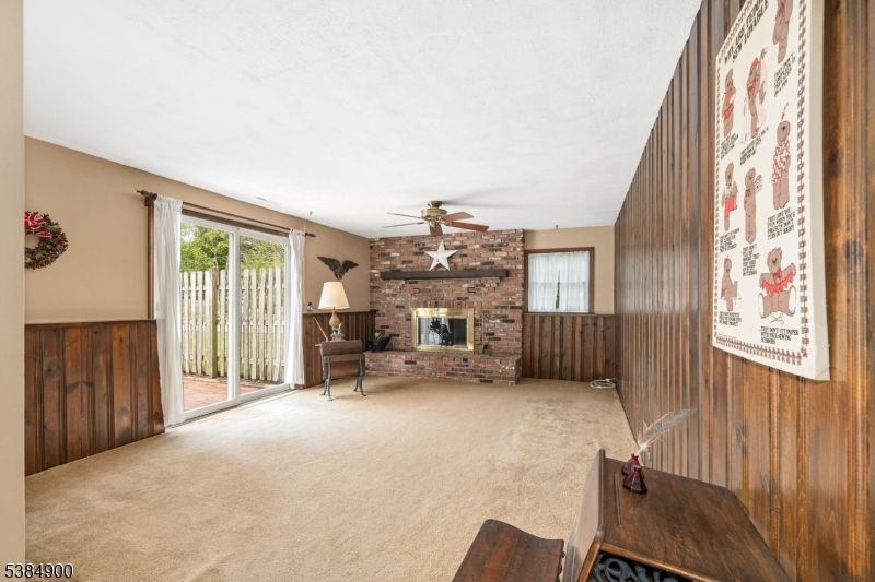 Fireplace, Interior, Stone Walls, Wooden Walls
